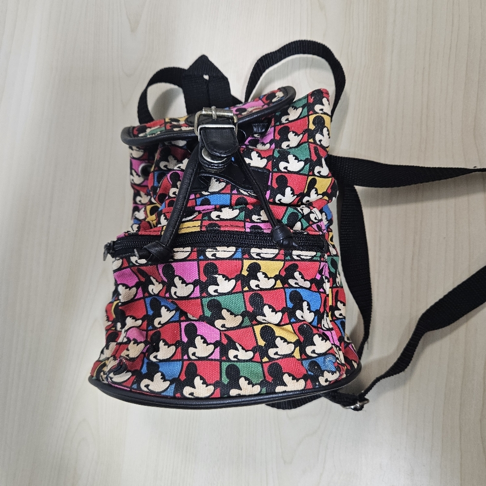 VTG Mickey & Co. Mini Mickey Mouse Backpack Bag Tote Money Fashion
